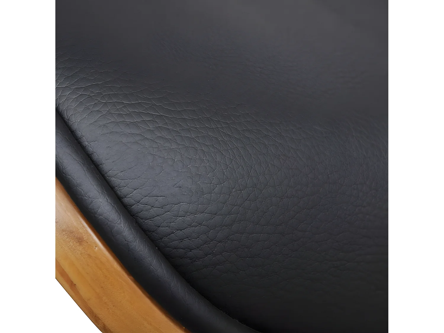 Lot de 2 chaises de salle à manger cuisine design moderne et simple bois courbé et synthétique CDS020271