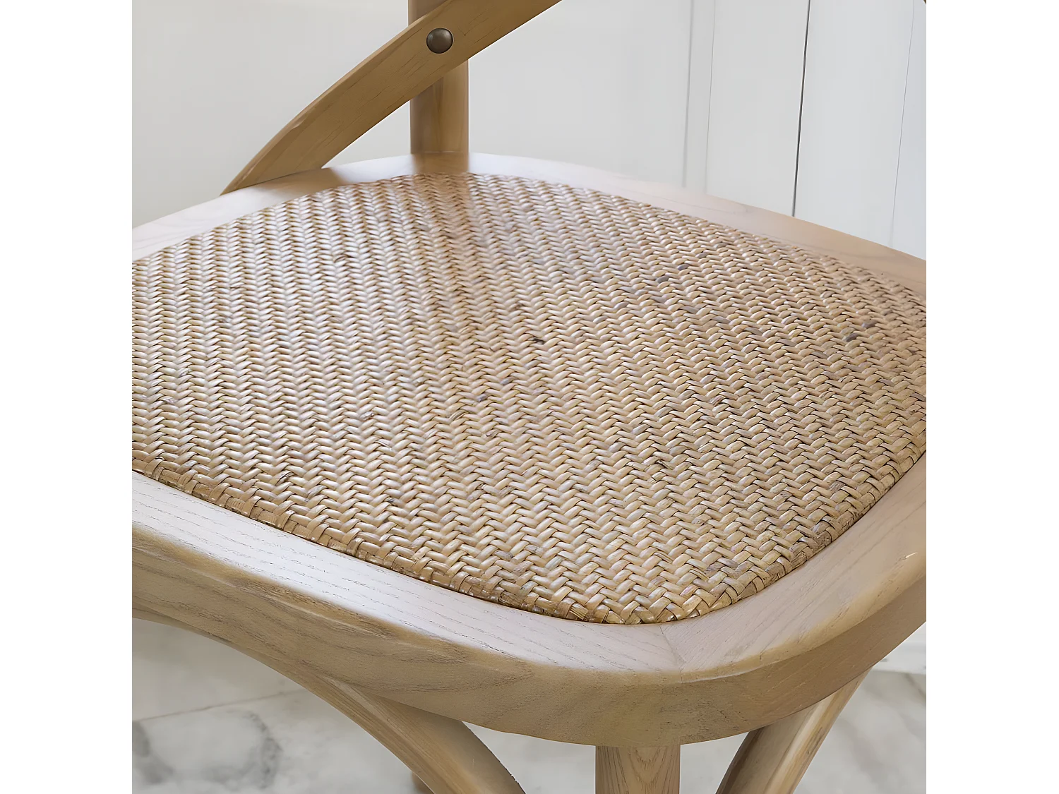 Chaise bois orme naturel 46x87