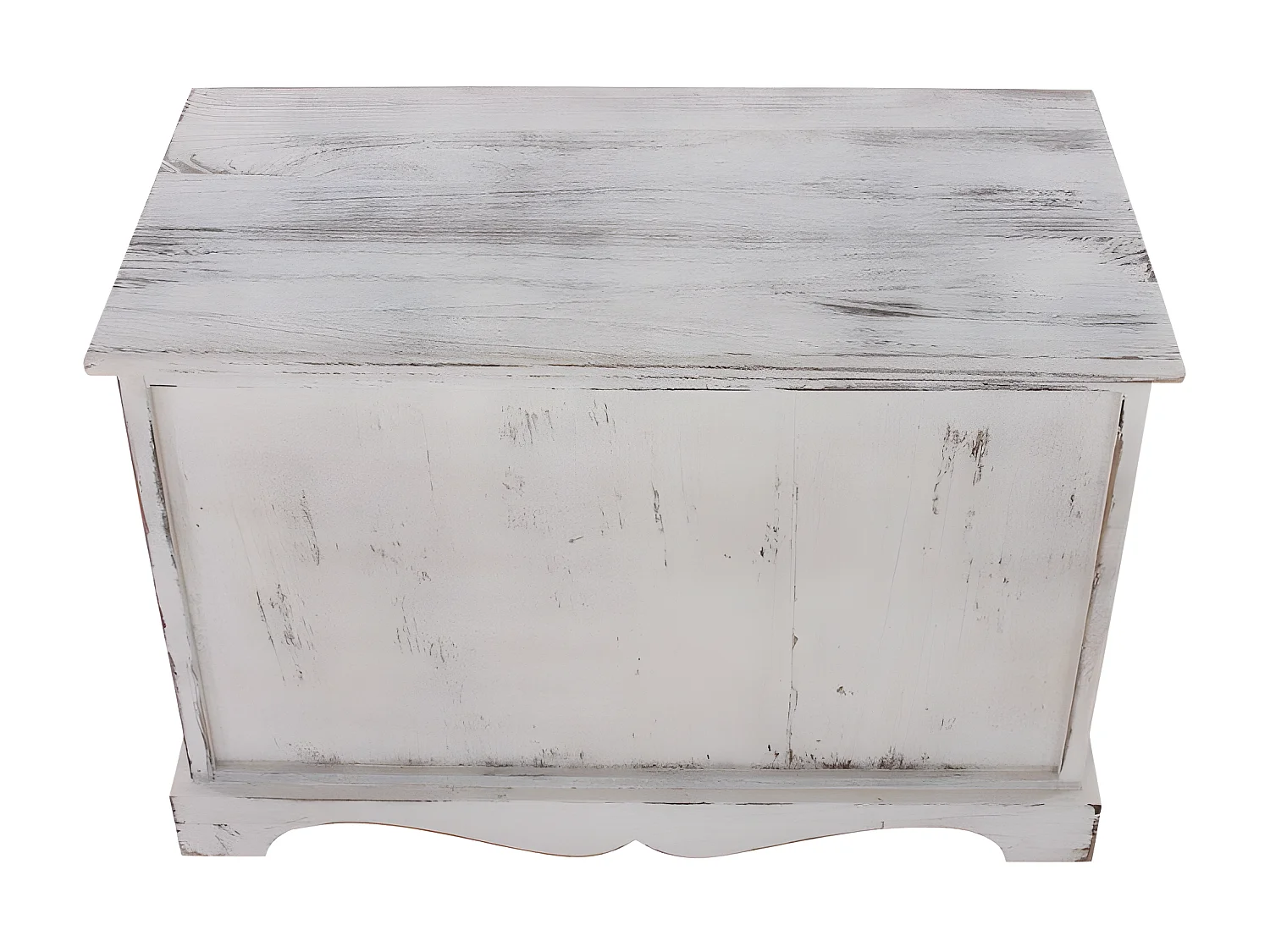 Banquette banc en bois bois blanche 62 x 33 x 42 cm BAN04024