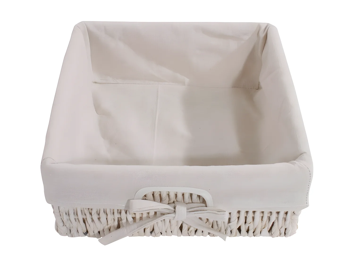 Banquette banc en bois bois blanche 62 x 33 x 42 cm BAN04024