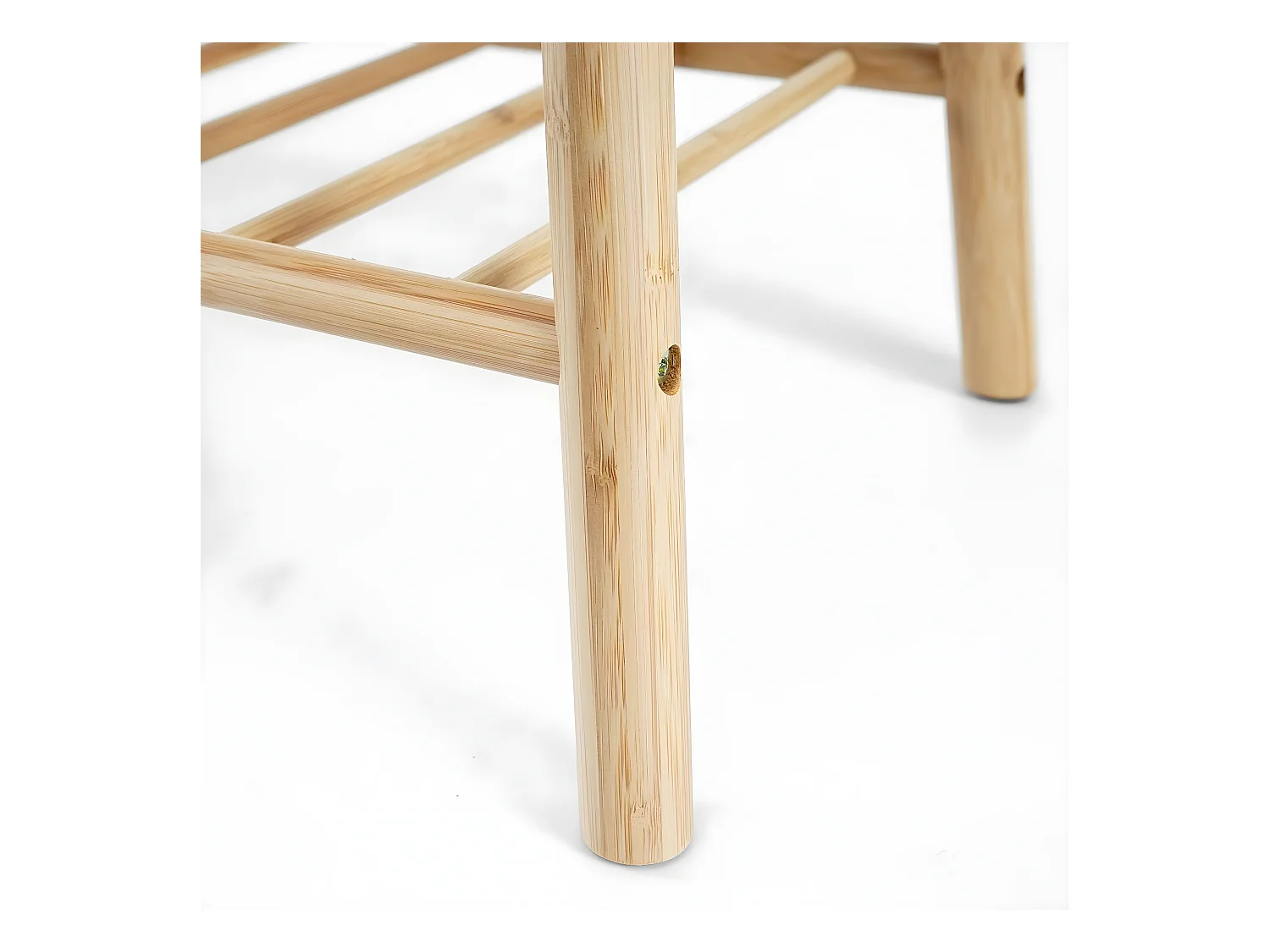 Banc étagère à chaussures bambou marron 90 x 34 x 44 cm BAN04050