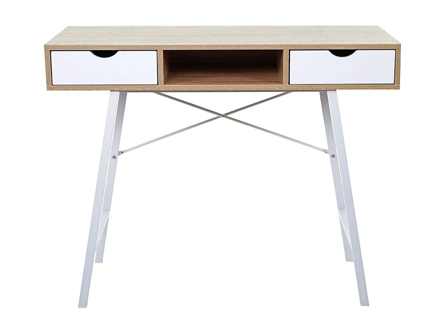 Table d'appoint bureau console marron 25 x 33.5 x 10 cm 04_0005053