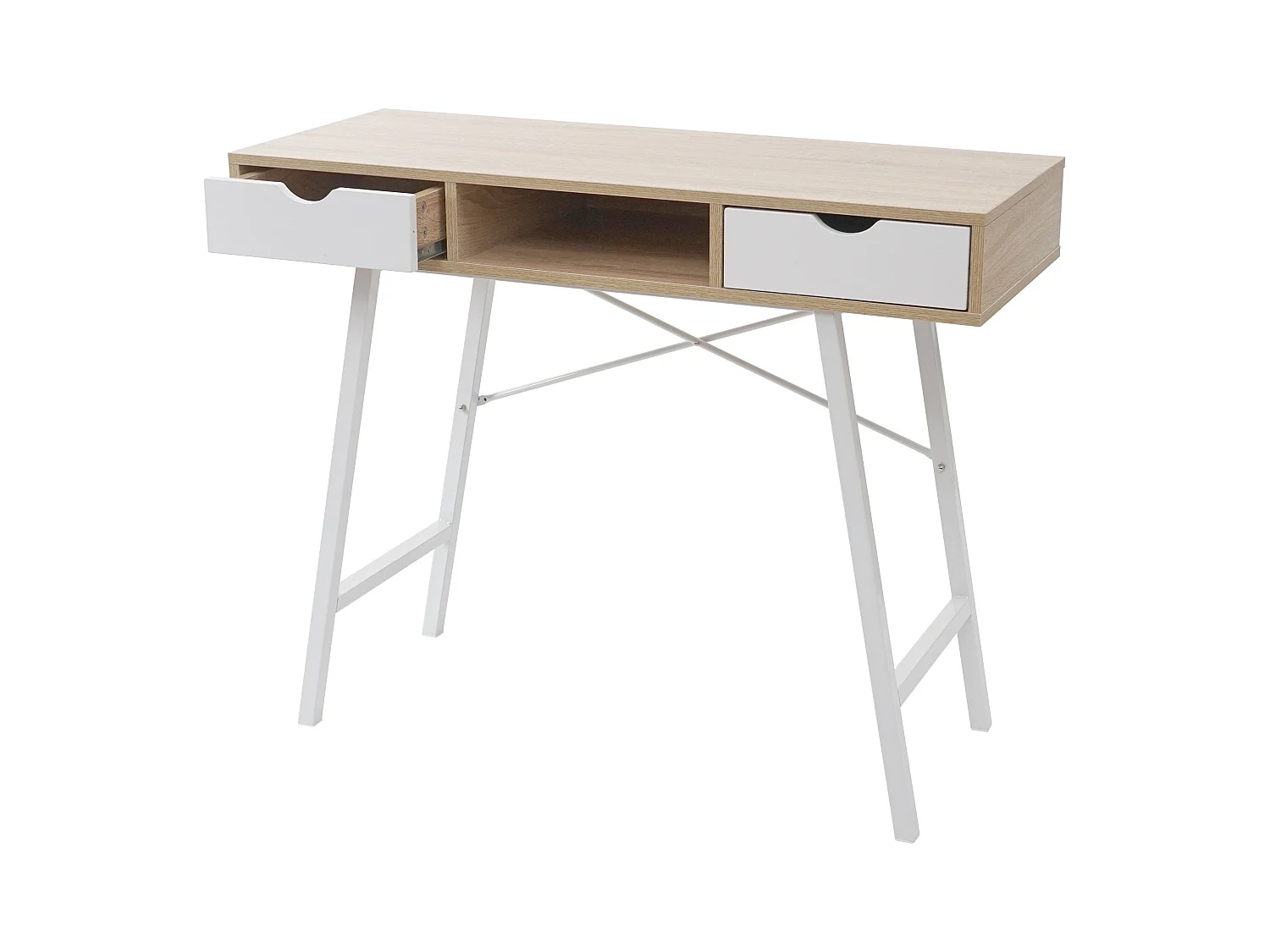 Table d'appoint bureau console marron 25 x 33.5 x 10 cm 04_0005053
