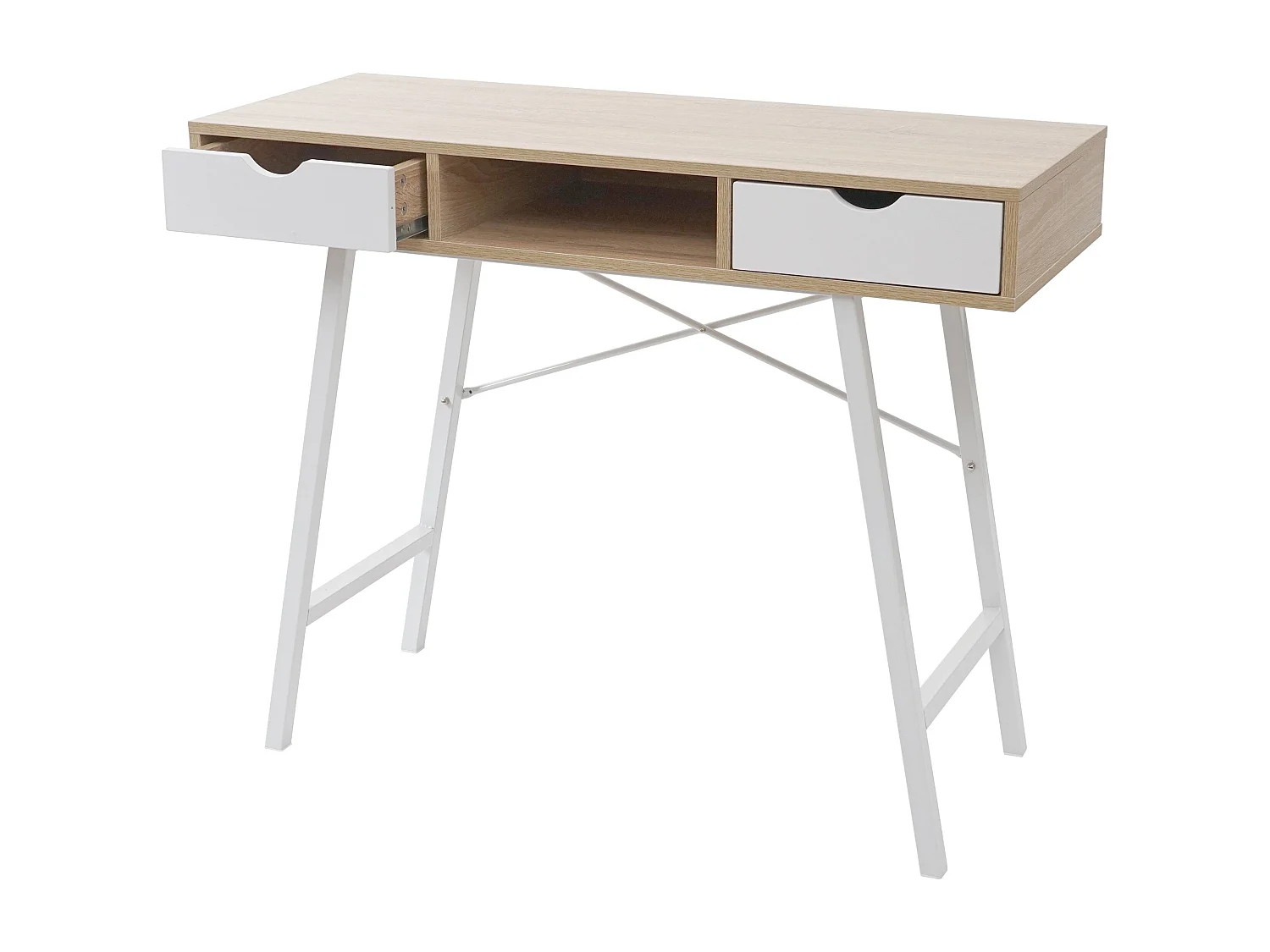 Table d'appoint bureau console marron 25 x 33.5 x 10 cm 04_0005053