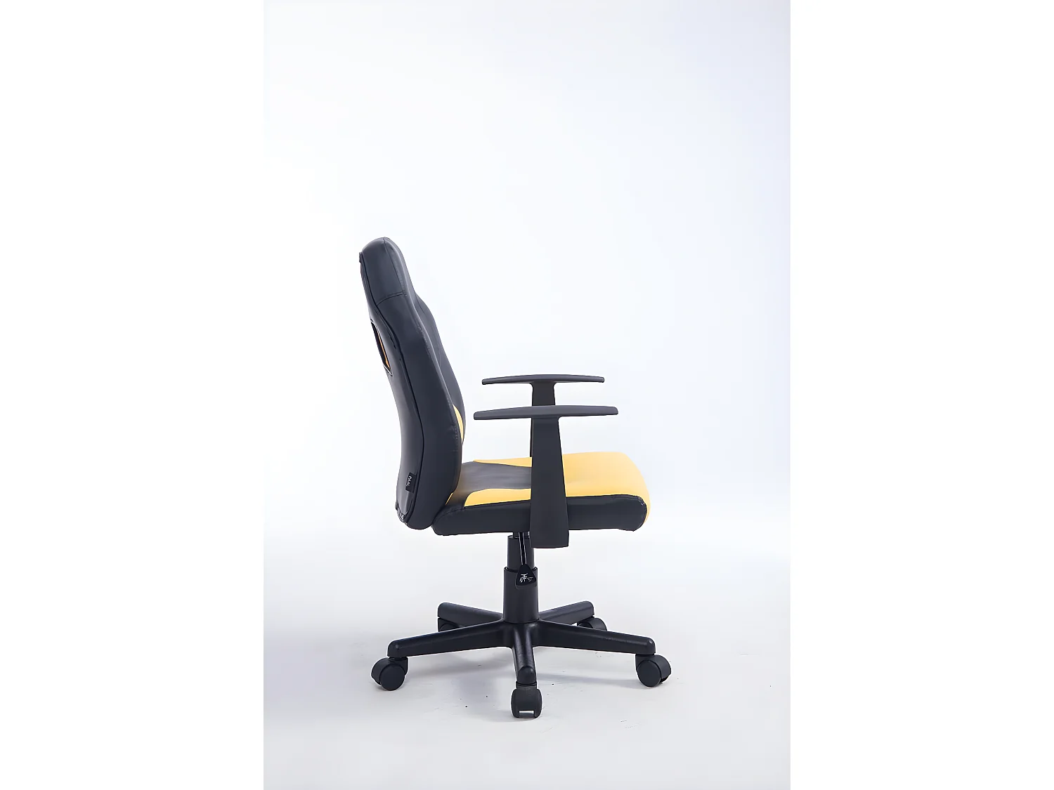 Fauteuil chaise de bureau jaune 56 x 59 x 93 cm BUR10188