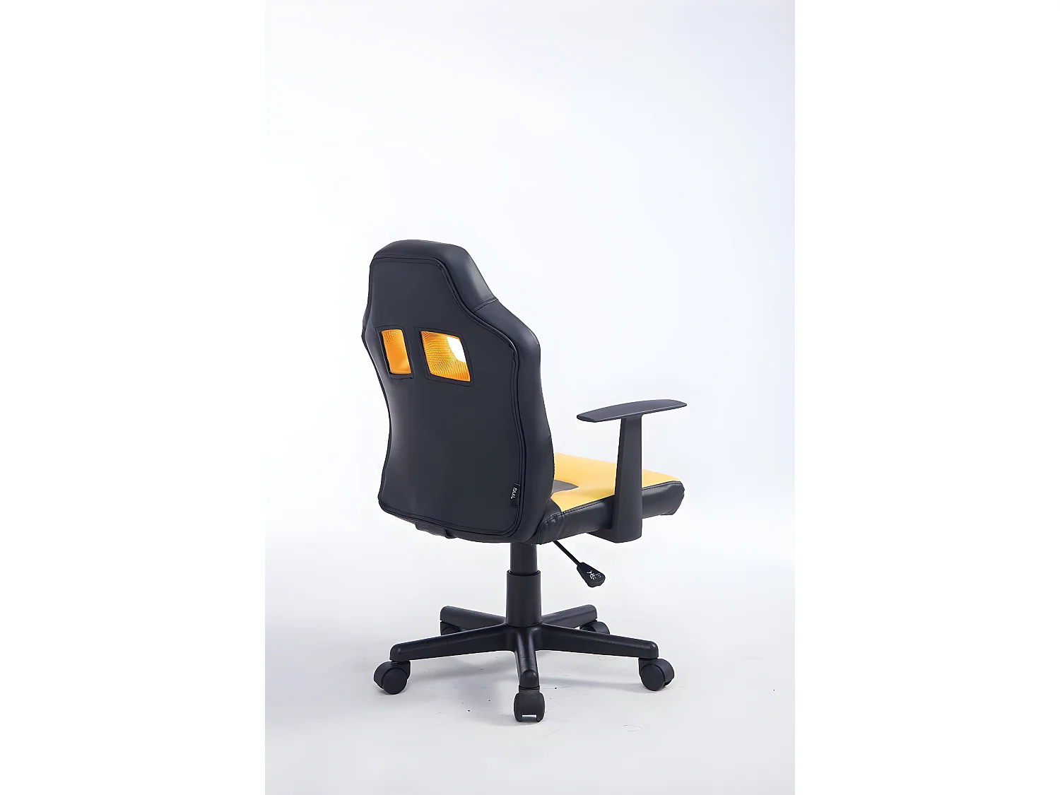 Fauteuil chaise de bureau jaune 56 x 59 x 93 cm BUR10188