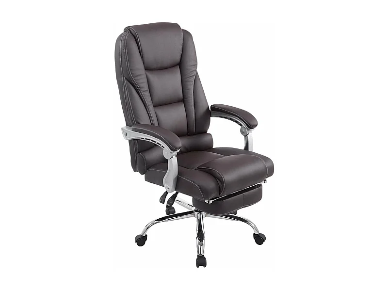 Fauteuil de bureau ergonomique marron 68 x 64 x 127 cm BUR10167