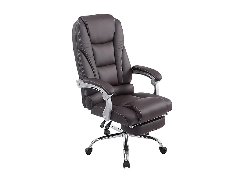 Fauteuil de bureau ergonomique marron 68 x 64 x 127 cm BUR10167