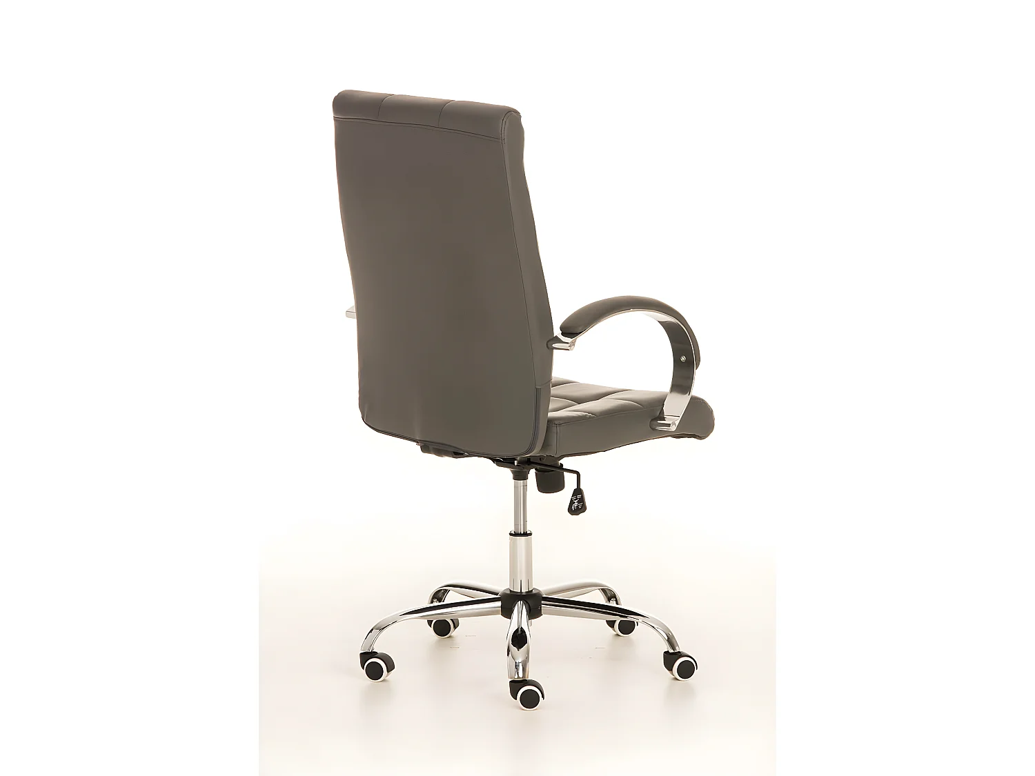 Fauteuil de bureau à cuir grise 51 x 54 x 115 cm BUR10014