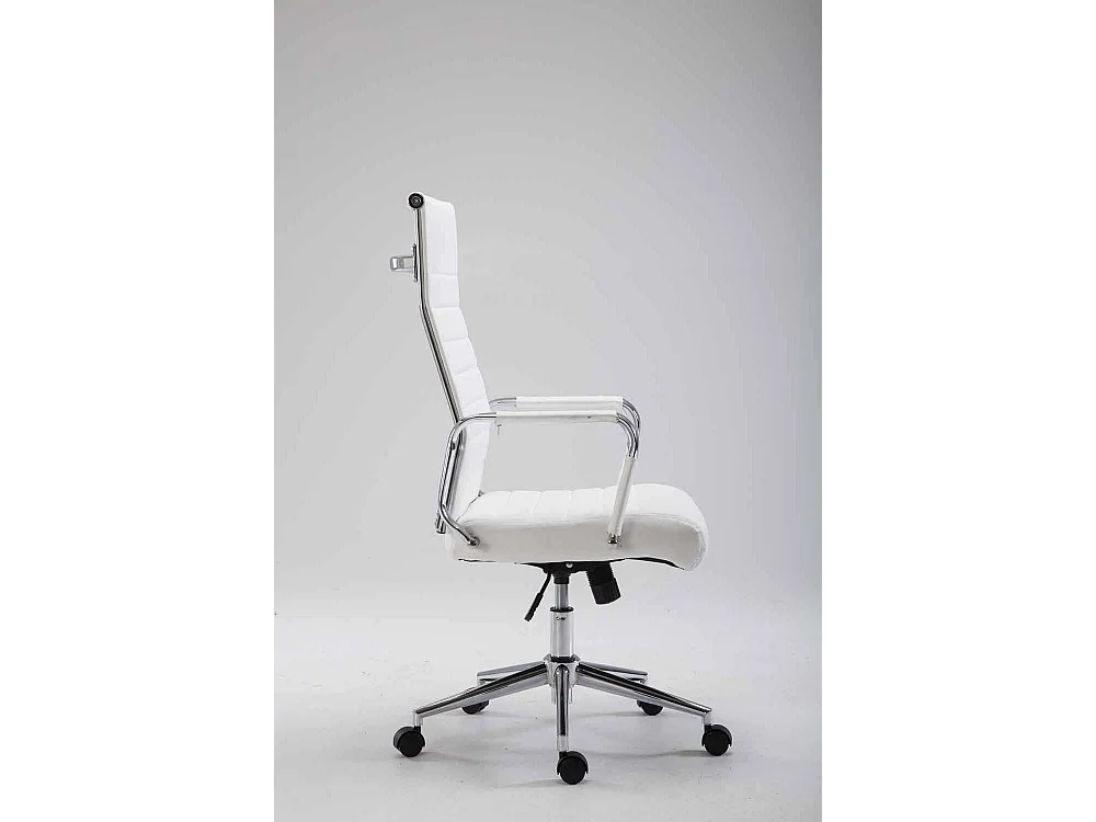 Fauteuil de bureau en blanche 58 x 66 x 115 cm BUR10240