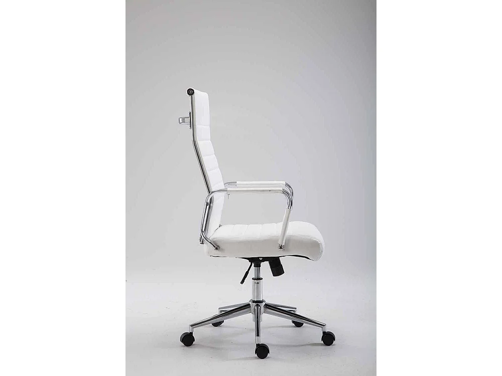 Fauteuil de bureau en blanche 58 x 66 x 115 cm BUR10240