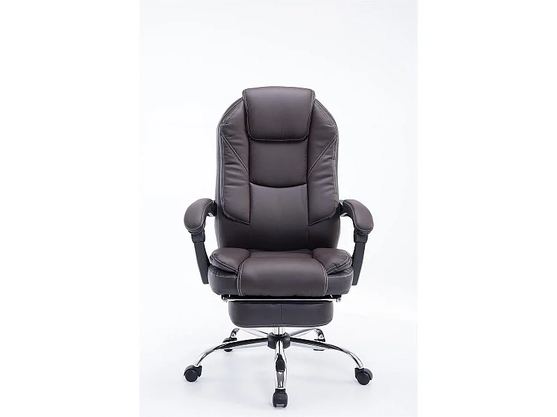 Fauteuil de bureau ergonomique marron 67 x 64 x 124 cm BUR10379