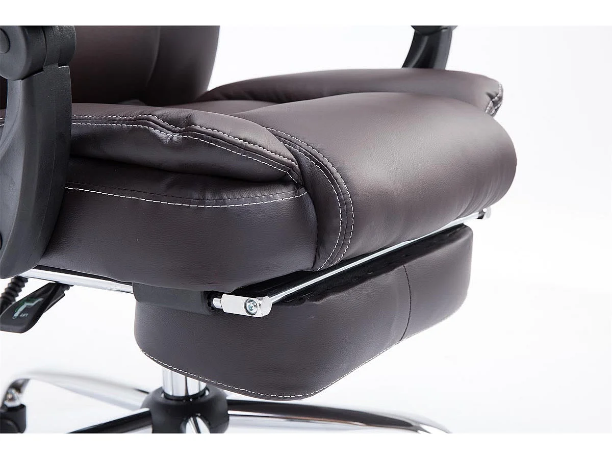 Fauteuil de bureau ergonomique marron 67 x 64 x 124 cm BUR10379