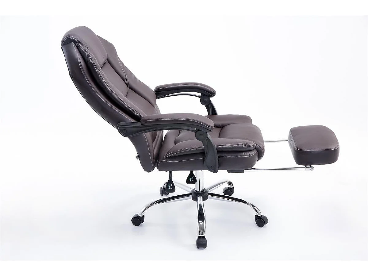 Fauteuil de bureau ergonomique marron 67 x 64 x 124 cm BUR10379