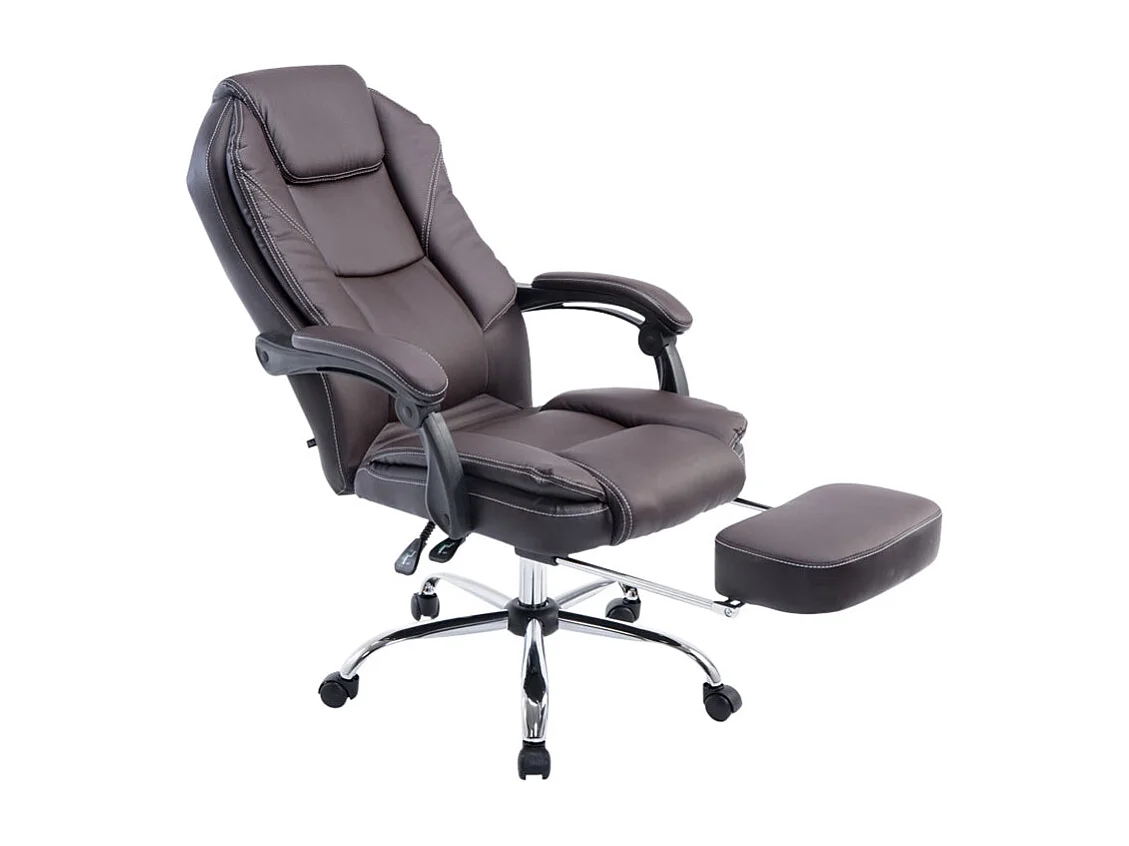 Fauteuil de bureau ergonomique marron 67 x 64 x 124 cm BUR10379