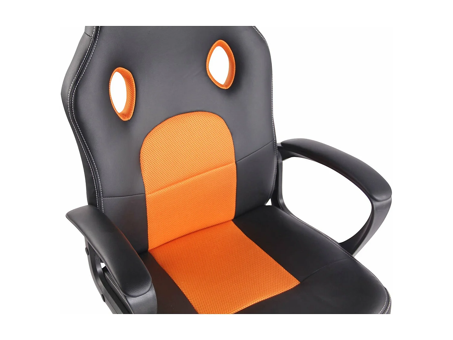 Fauteuil de bureau design noire 61 x 59 x 116 cm BUR10484