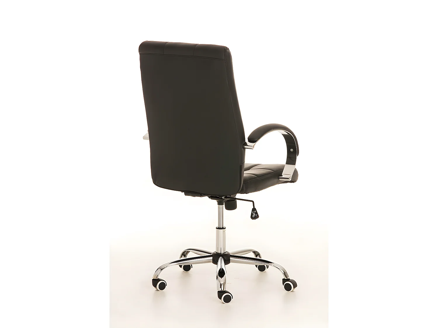 Fauteuil de bureau à cuir noire 51 x 54 x 115 cm BUR10009