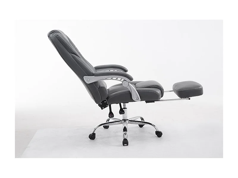 Fauteuil de bureau ergonomique grise 68 x 64 x 127 cm BUR10168