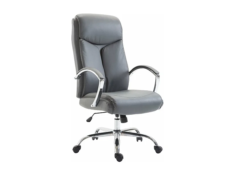 Fauteuil de bureau en grise 65 x 73 x 125 cm BUR10257