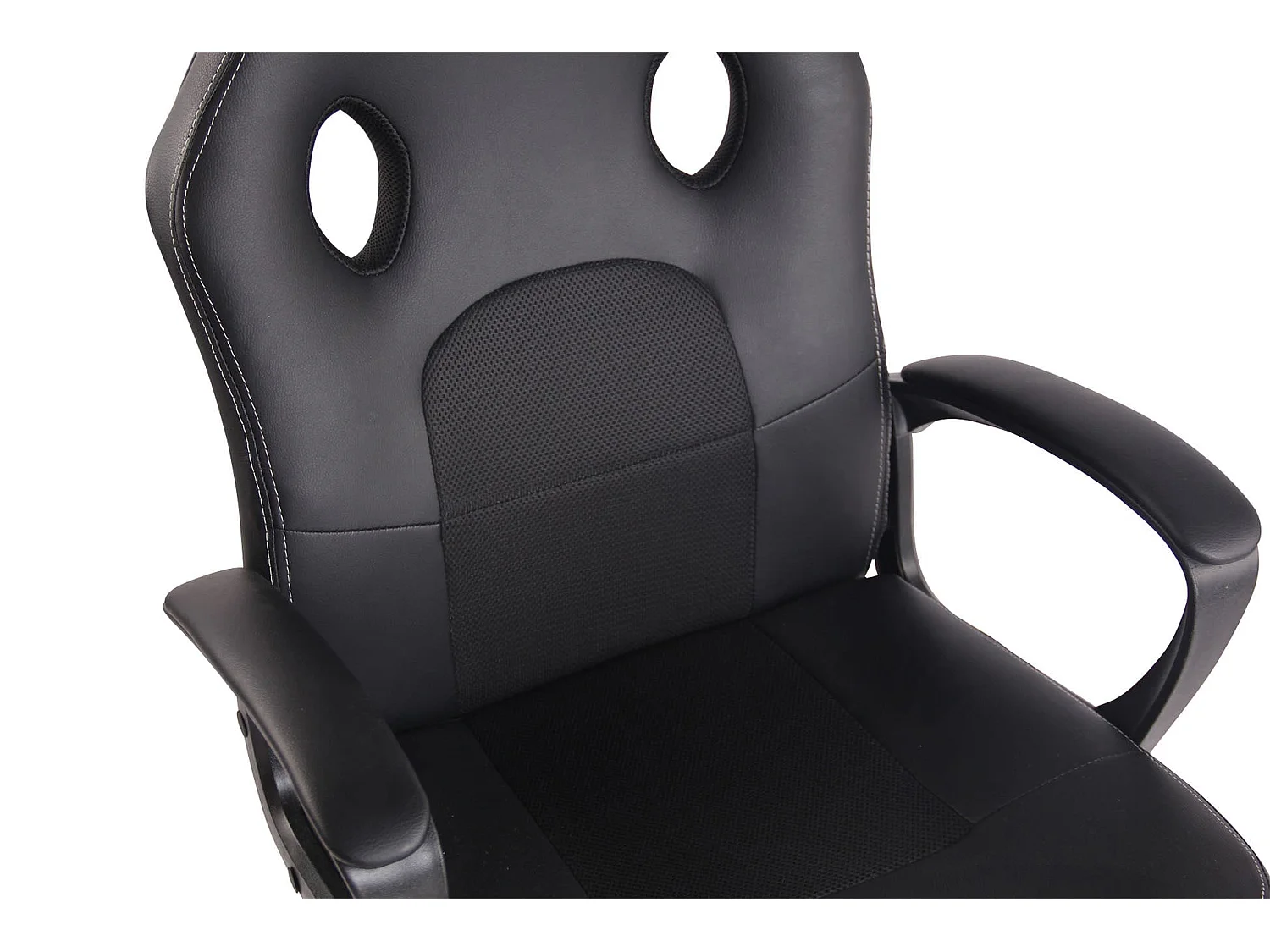 Fauteuil de bureau design noire 61 x 59 x 116 cm BUR10480