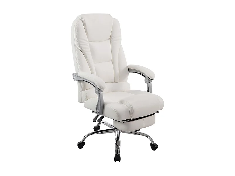 Fauteuil de bureau ergonomique blanche 68 x 64 x 127 cm BUR10170