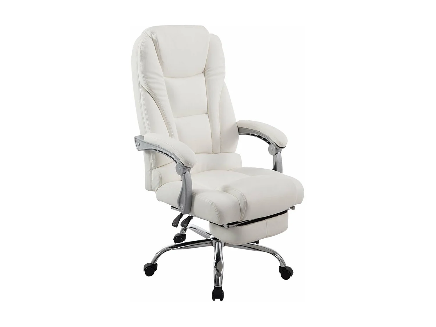 Fauteuil de bureau ergonomique blanche 68 x 64 x 127 cm BUR10170