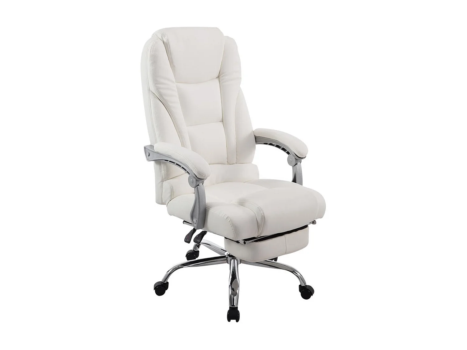 Fauteuil de bureau ergonomique blanche 68 x 64 x 127 cm BUR10170