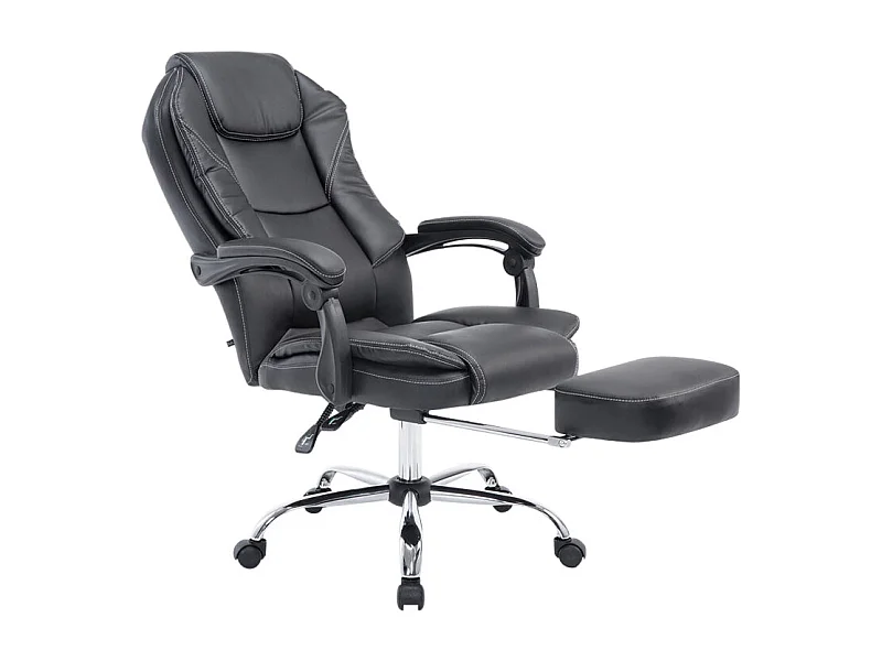 Fauteuil de bureau ergonomique noire 67 x 64 x 124 cm BUR10375