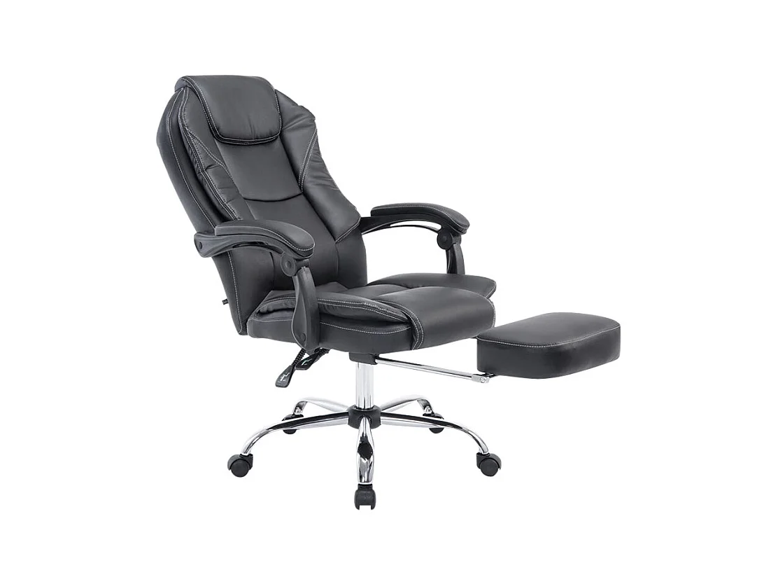 Fauteuil de bureau ergonomique noire 67 x 64 x 124 cm BUR10375