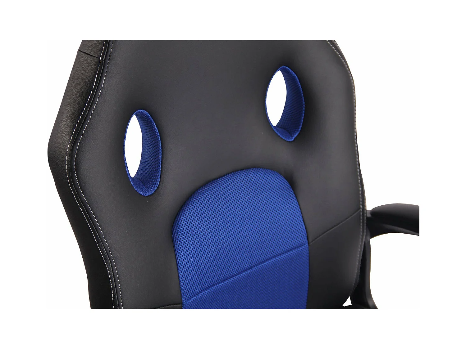 Fauteuil de bureau design bleue 61 x 59 x 116 cm BUR10483