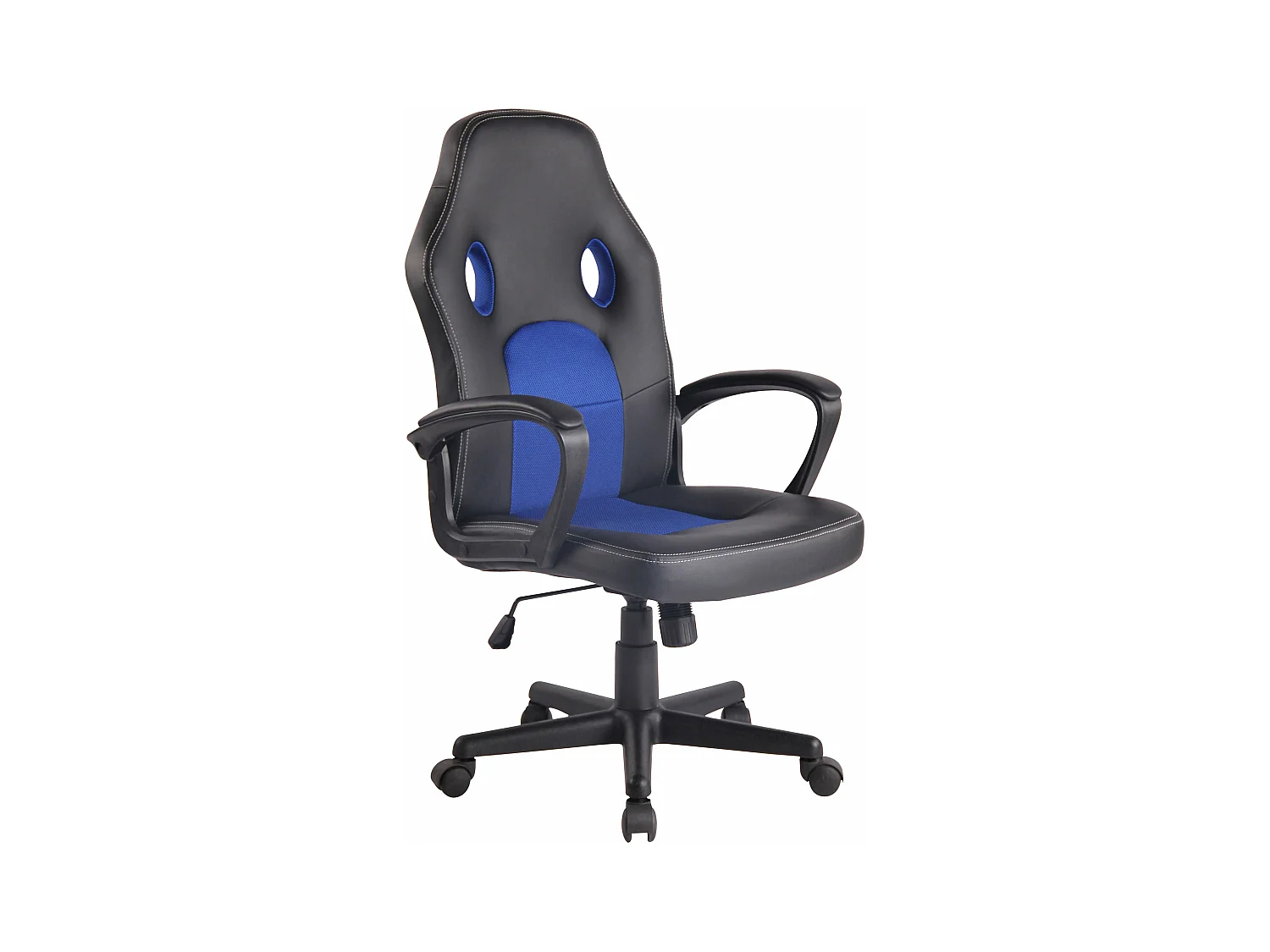 Fauteuil de bureau design bleue 61 x 59 x 116 cm BUR10483