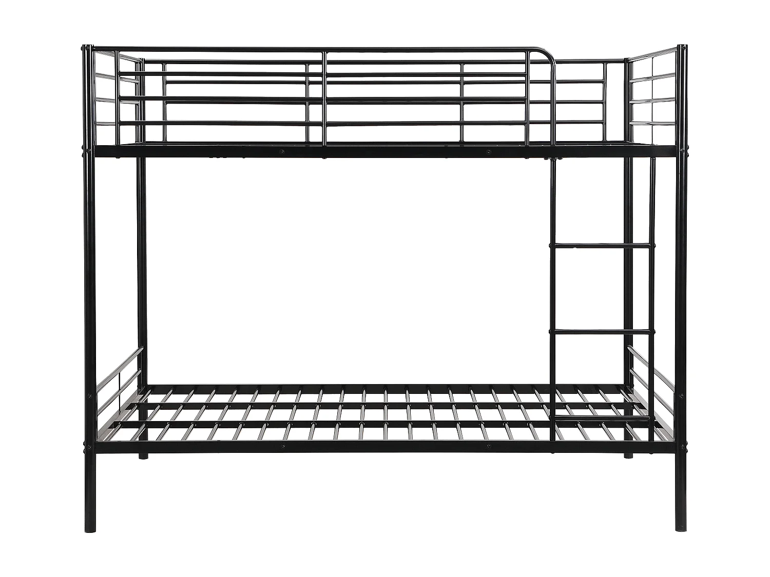 Etagenbett - 2 x 120 x 190 cm - Schwarz - DUOTIS II