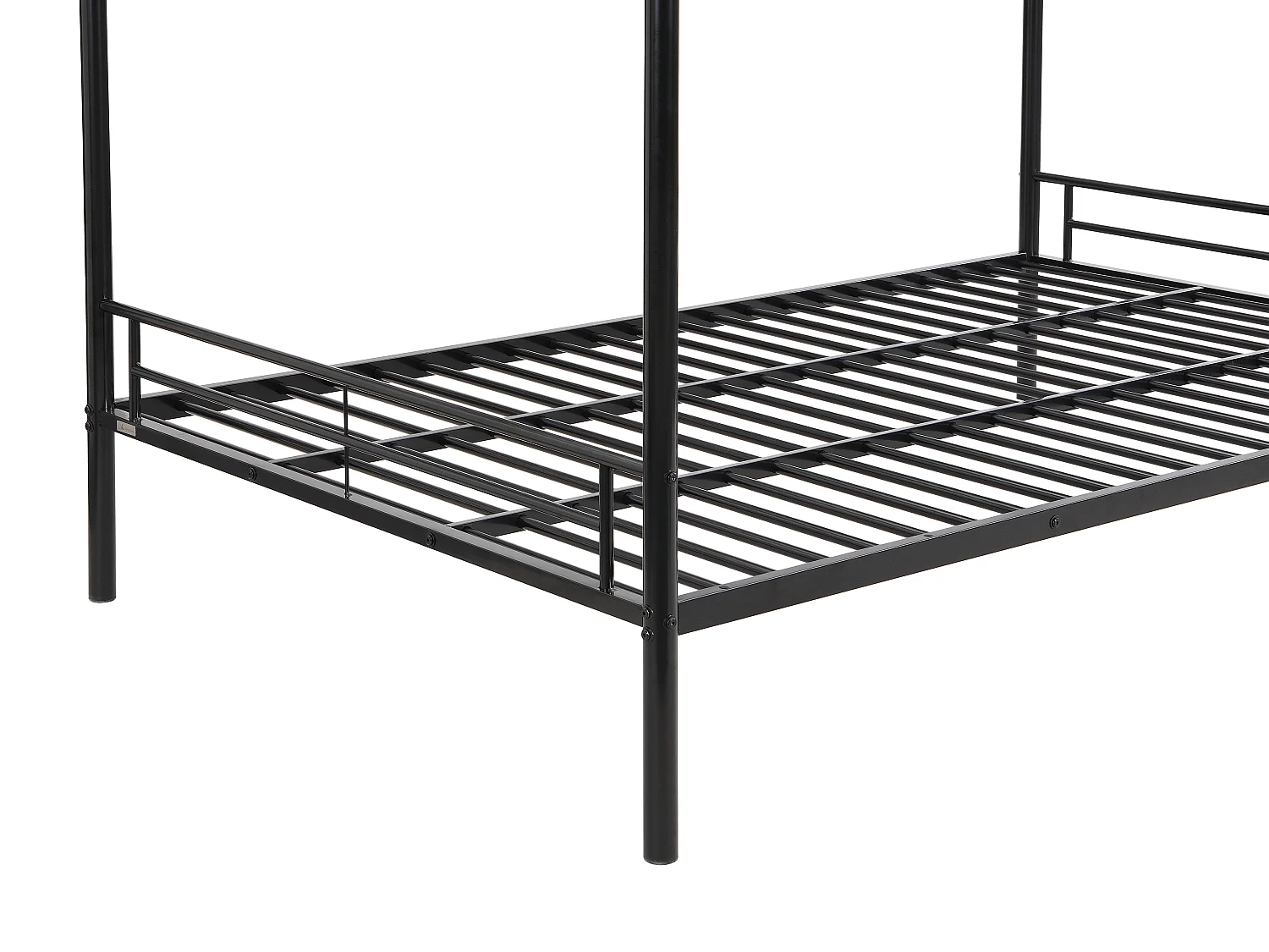 Etagenbett - 2 x 120 x 190 cm - Schwarz - DUOTIS II