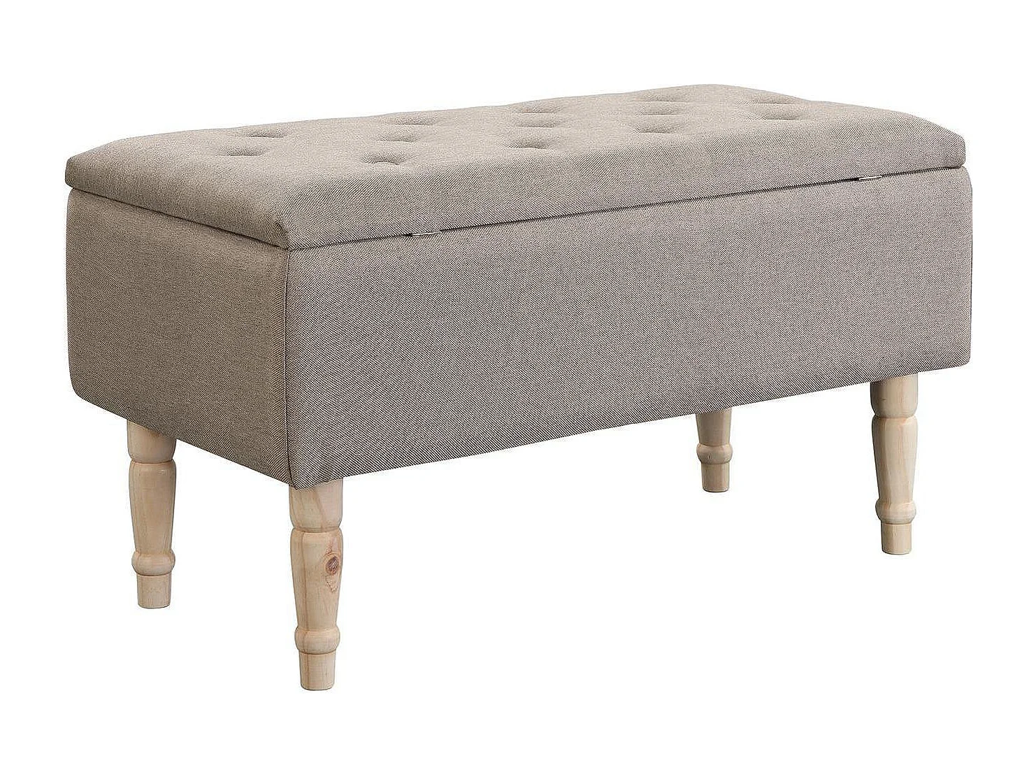 Banquette & Coffre Design "Malya" 80cm Beige
