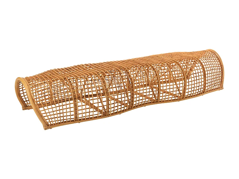Banc Design en Rotin "Roni" 200cm Naturel