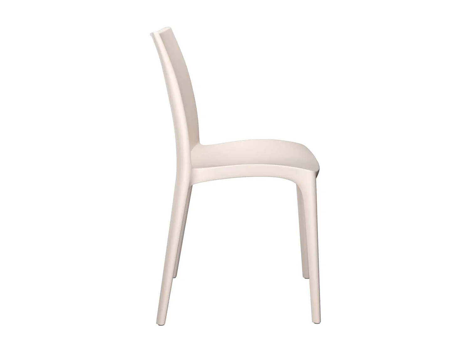 Chaises de jardin lot de 2 crème 50x46x80 polypropylène