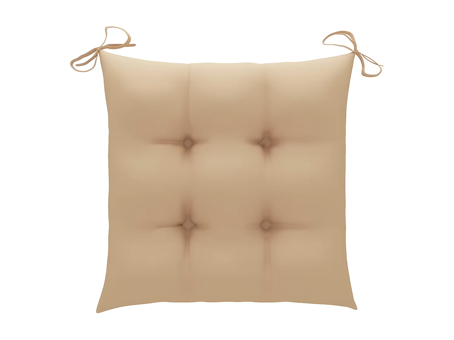 Chaises de jardin empilables avec coussins 4 pcs Teck solide 19