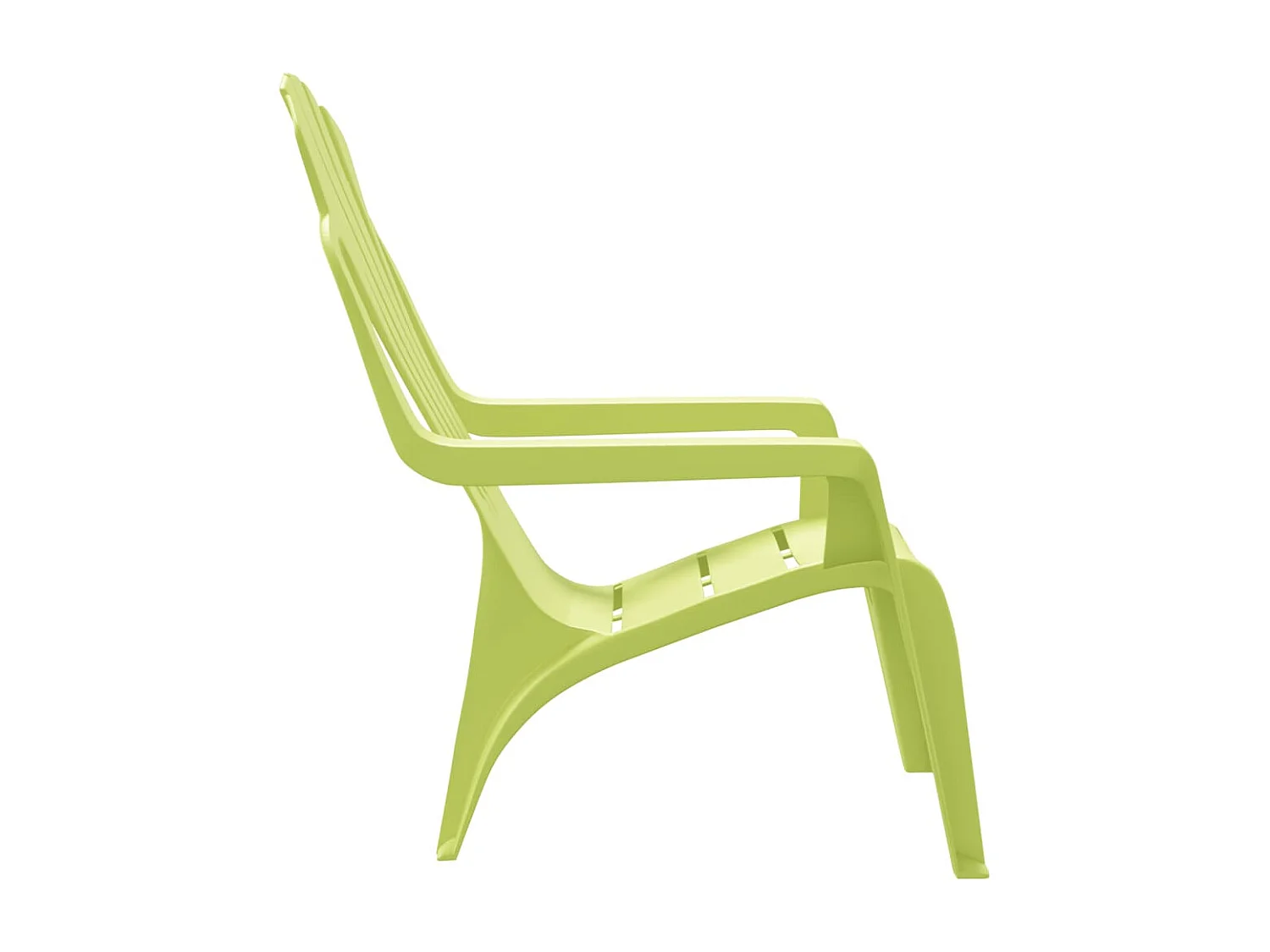 Chaises de jardin pour enfants lot de 2 vert 37x34x44 PP