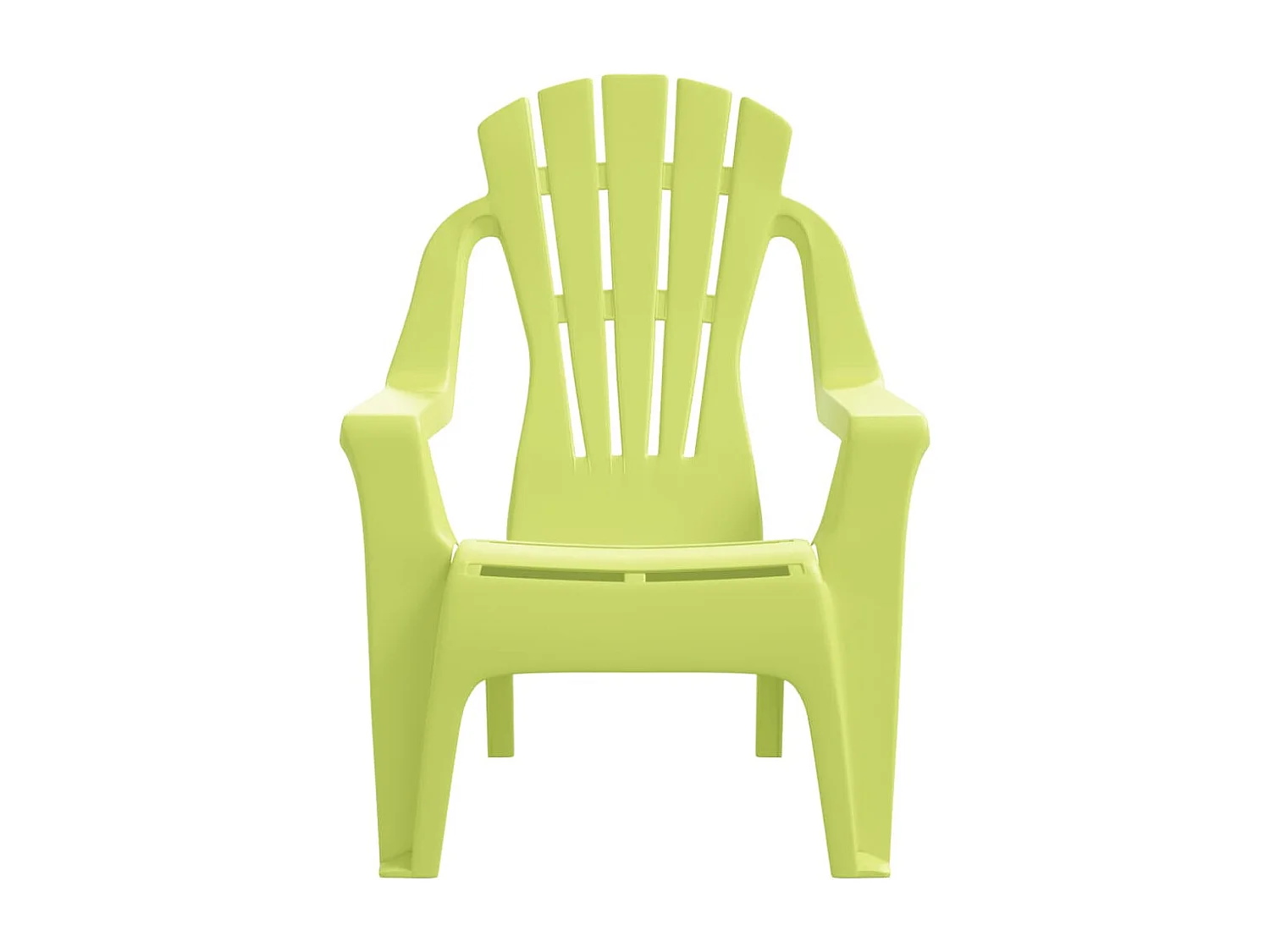 Chaises de jardin pour enfants lot de 2 vert 37x34x44 PP