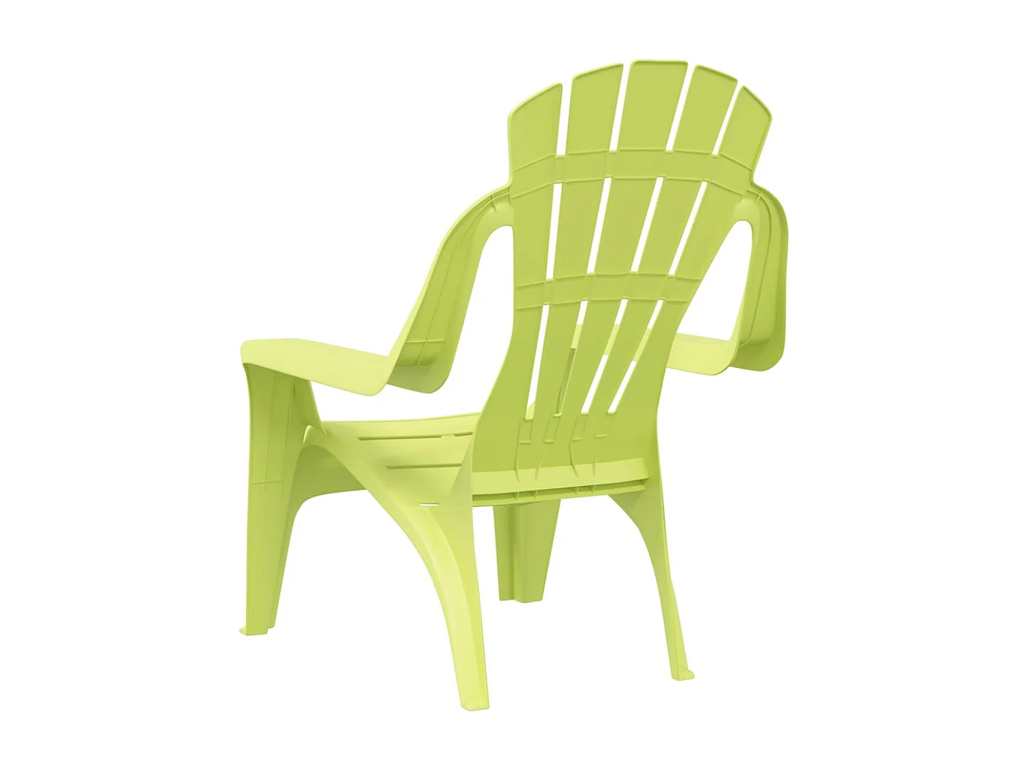 Chaises de jardin pour enfants lot de 2 vert 37x34x44 PP