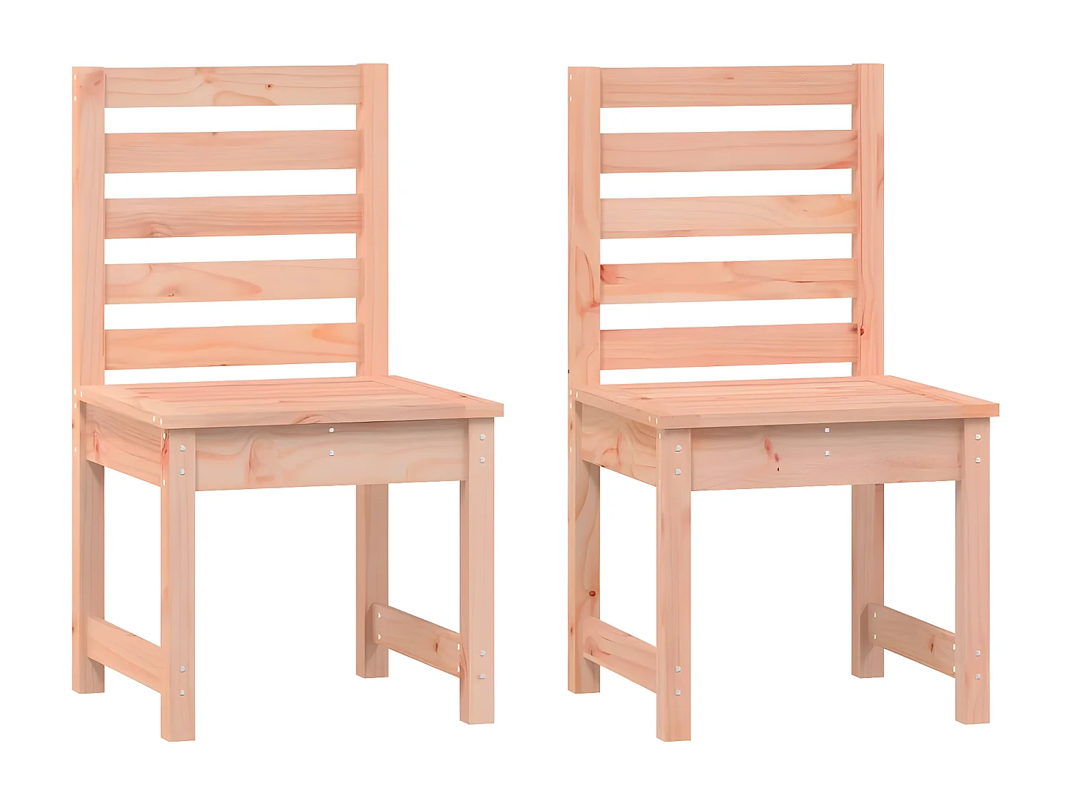 Chaises de jardin 2 pcs 40,5x48x91,5 bois massif de douglas