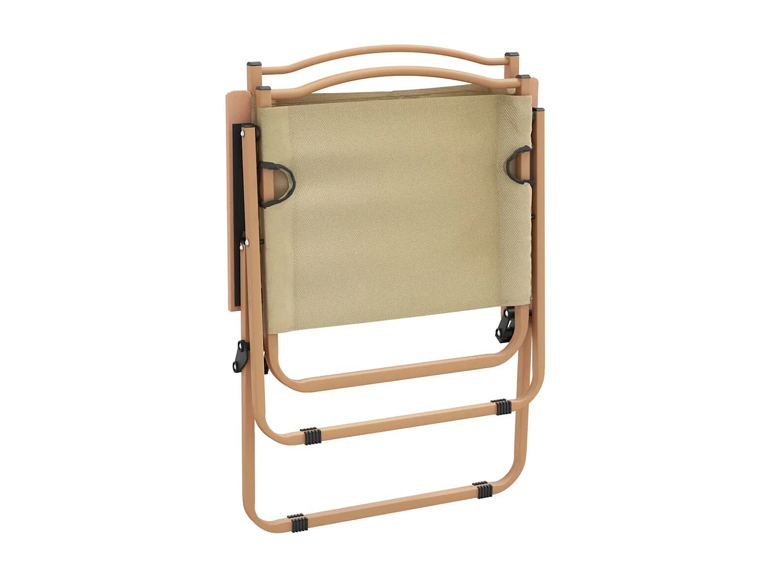 Chaises de camping 2 pcs Beige 54x55x78 Tissu Oxford