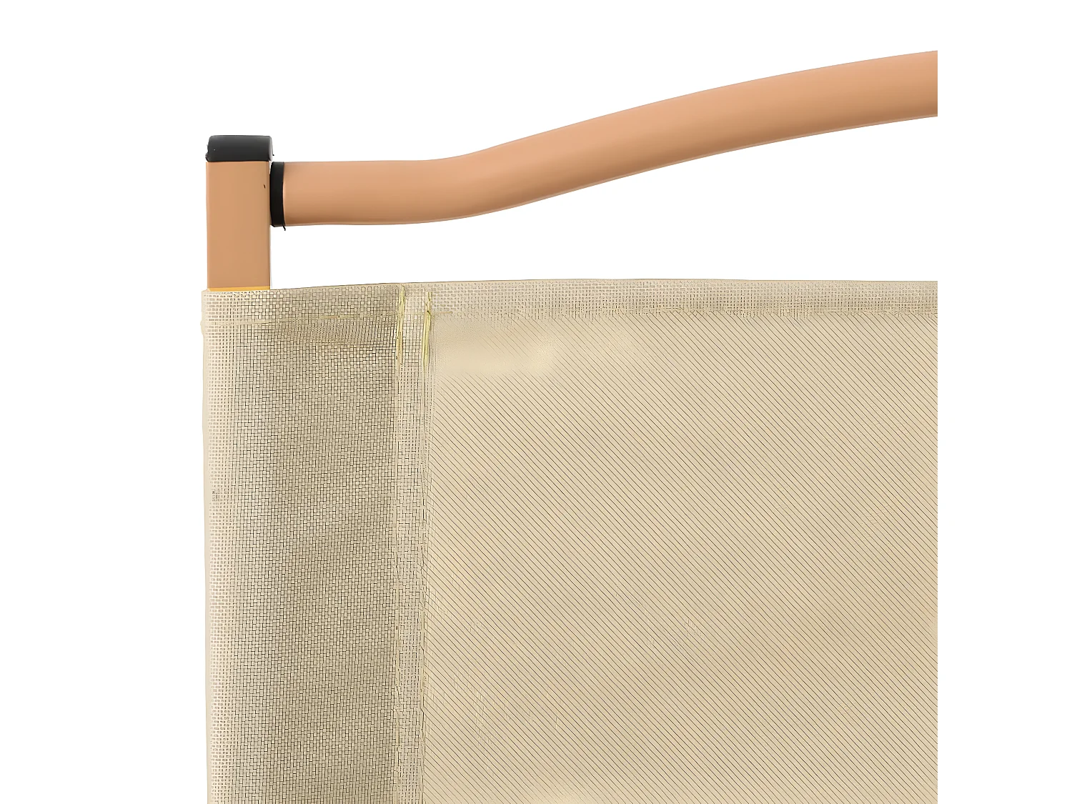 Chaises de camping 2 pcs Beige 54x55x78 Tissu Oxford