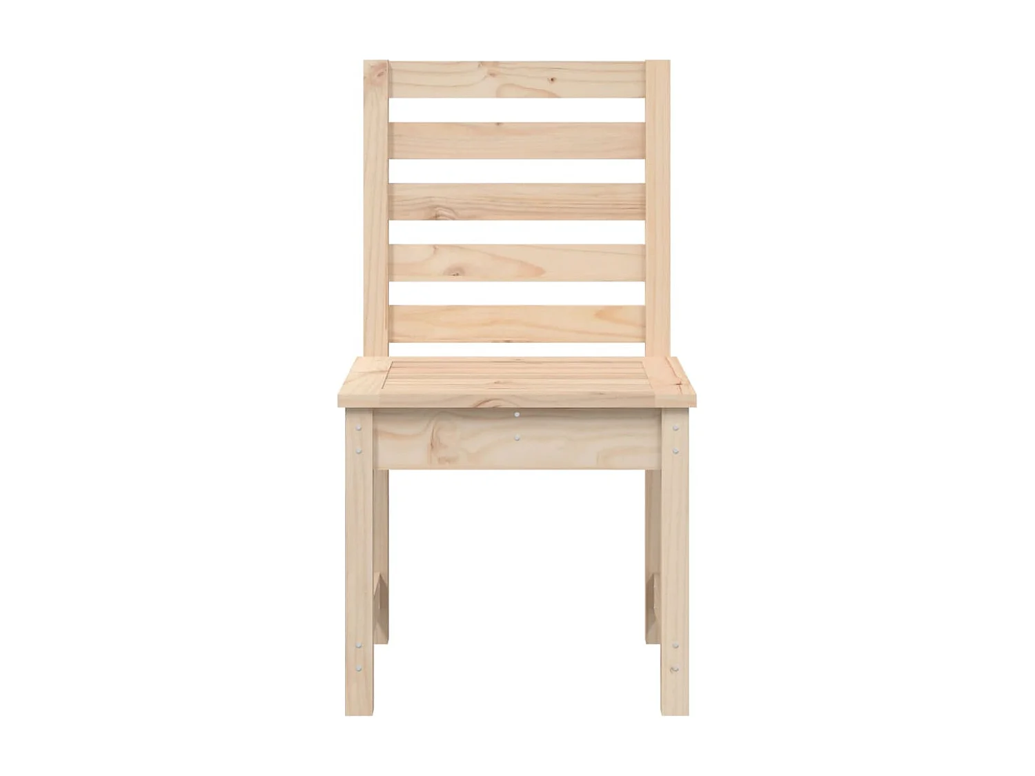 Chaises de jardin 2 pcs 40,5x48x91,5 bois massif de pin