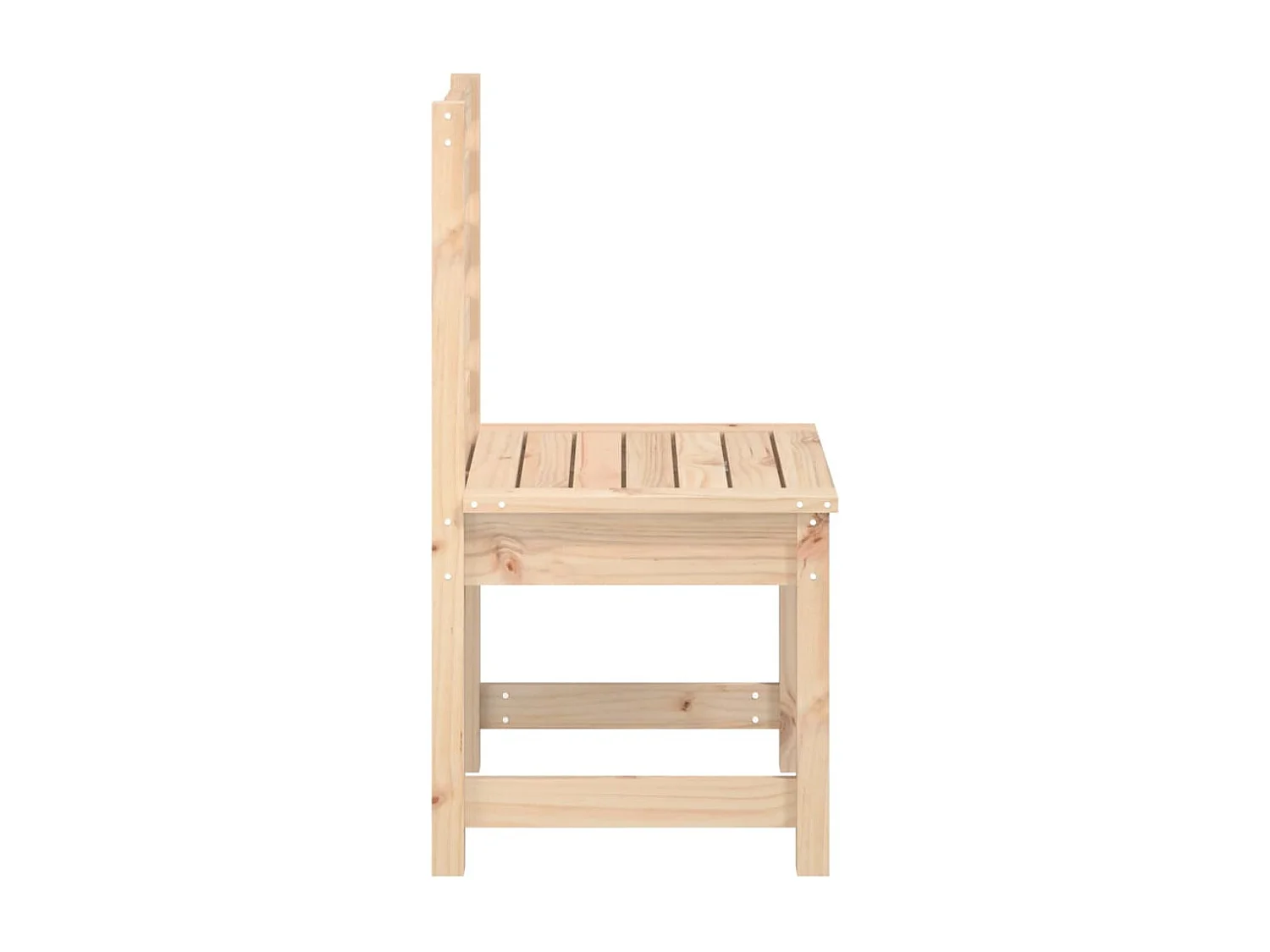Chaises de jardin 2 pcs 40,5x48x91,5 bois massif de pin