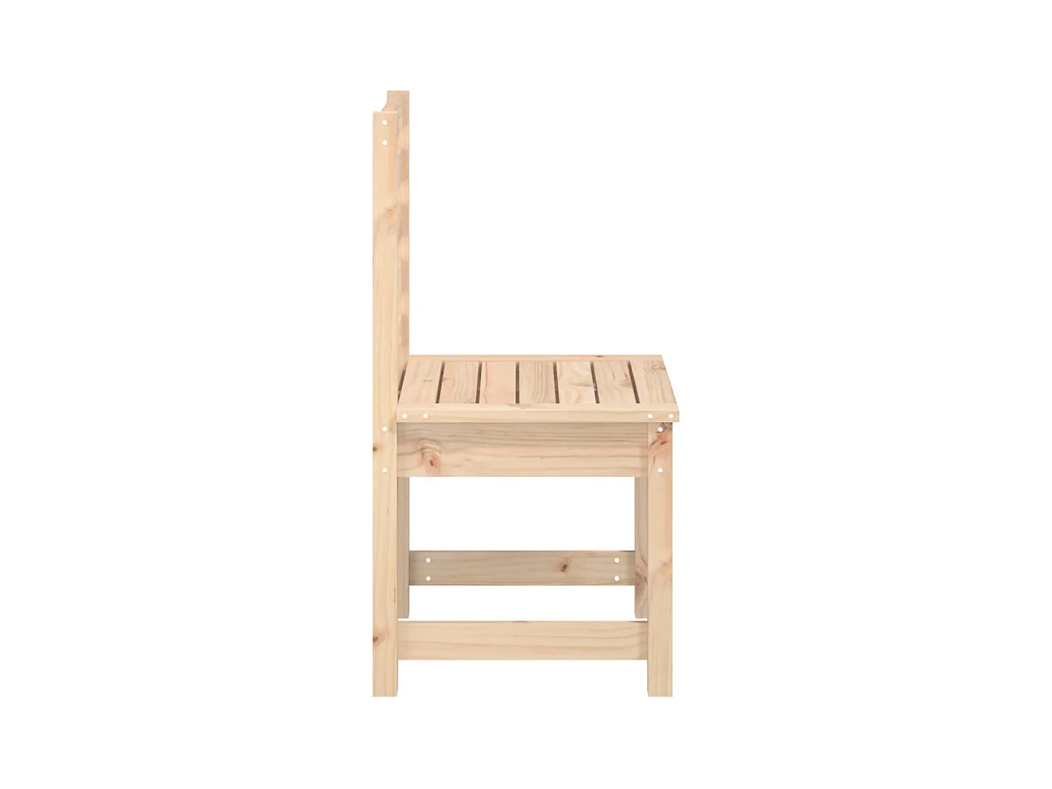 Chaises de jardin 2 pcs 40,5x48x91,5 bois massif de pin