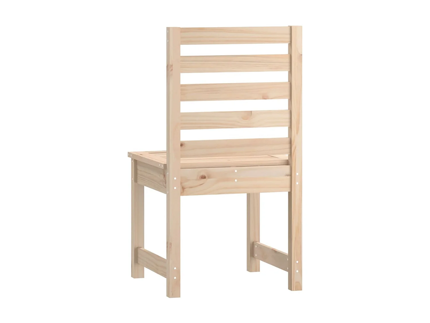 Chaises de jardin 2 pcs 40,5x48x91,5 bois massif de pin