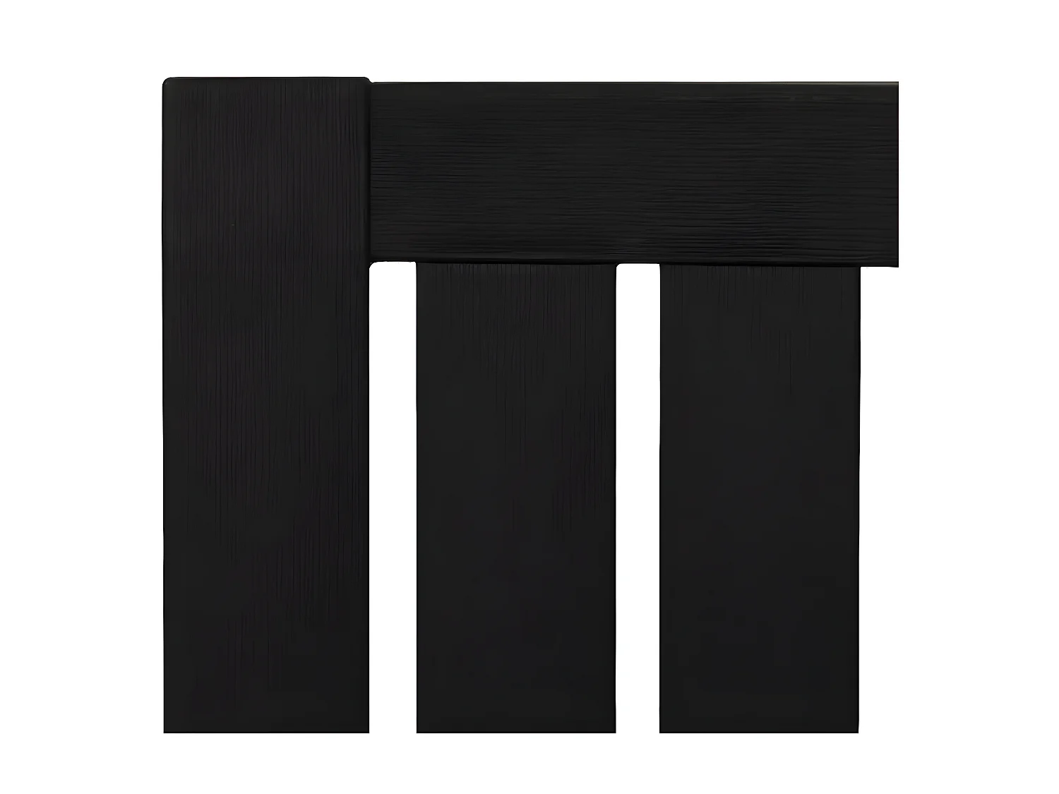 Chaises de jardin Adirondack lot de 2 noir polypropylène