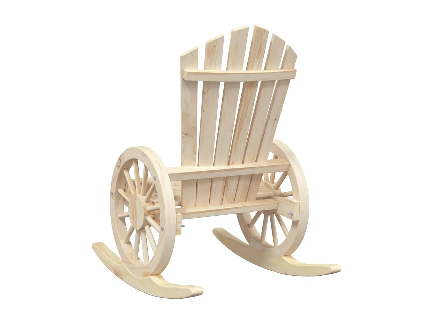 Chaises à bascule Adirondack 2 pcs bois de sapin massif