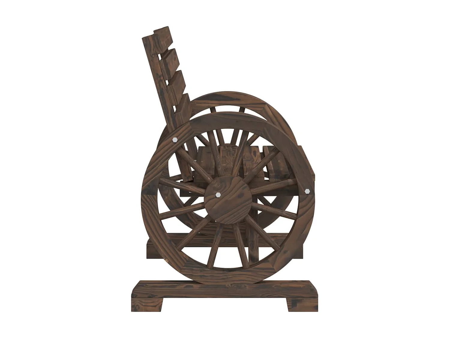 Chaises de jardin 4 pcs Bois de sapin massif